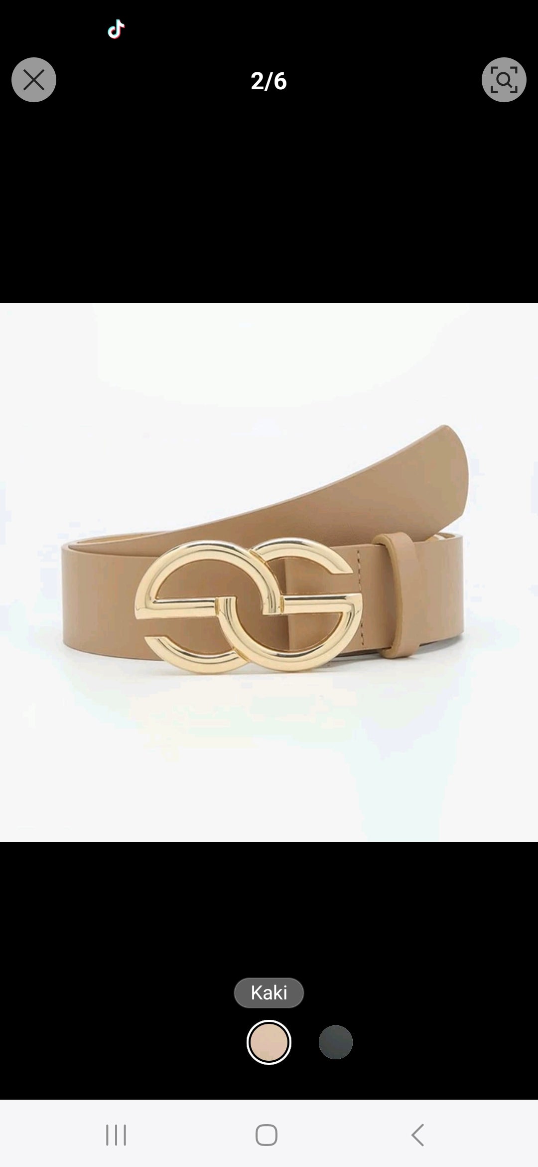 Ceinture Gigi couleur crème