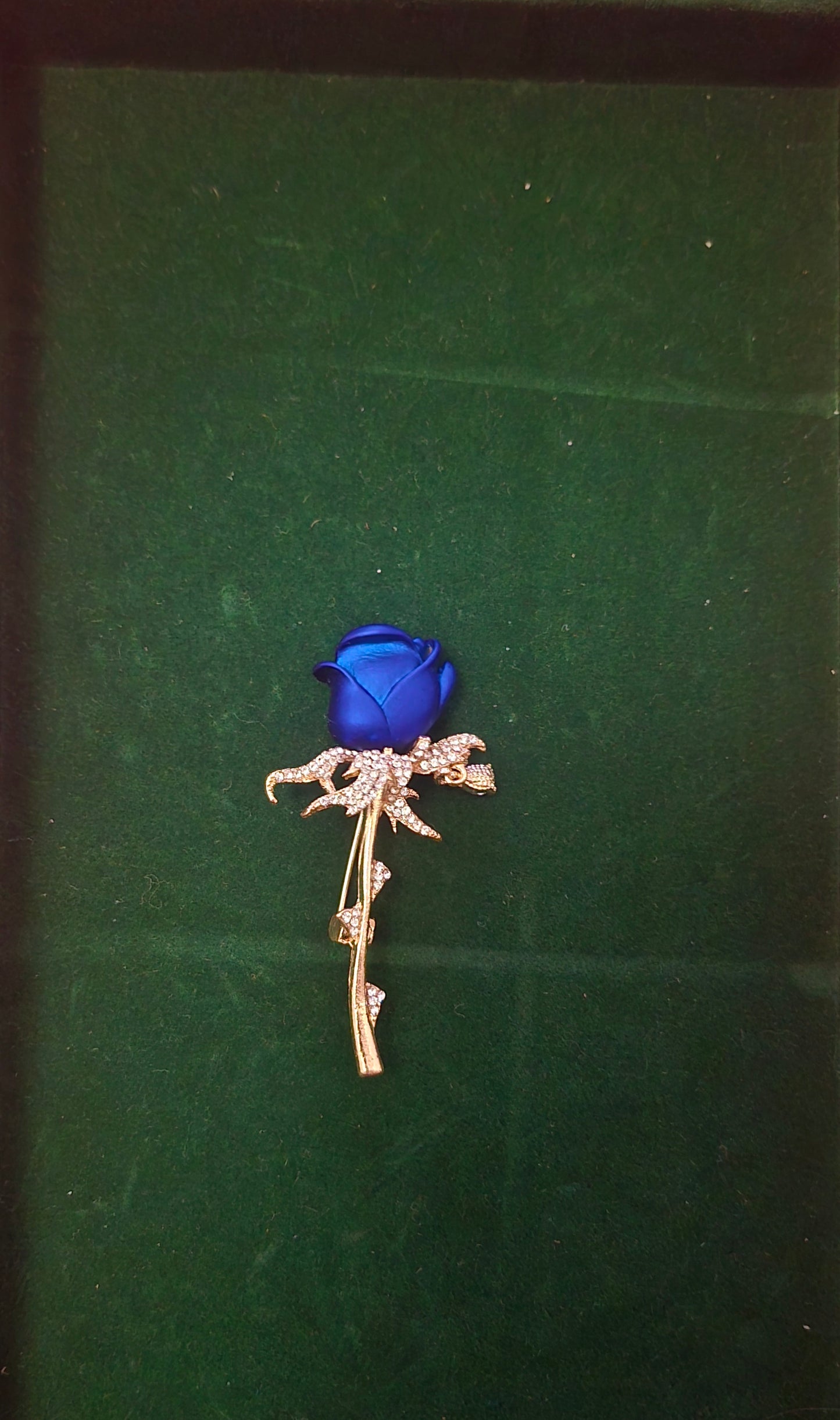 Broche Rosa bleu