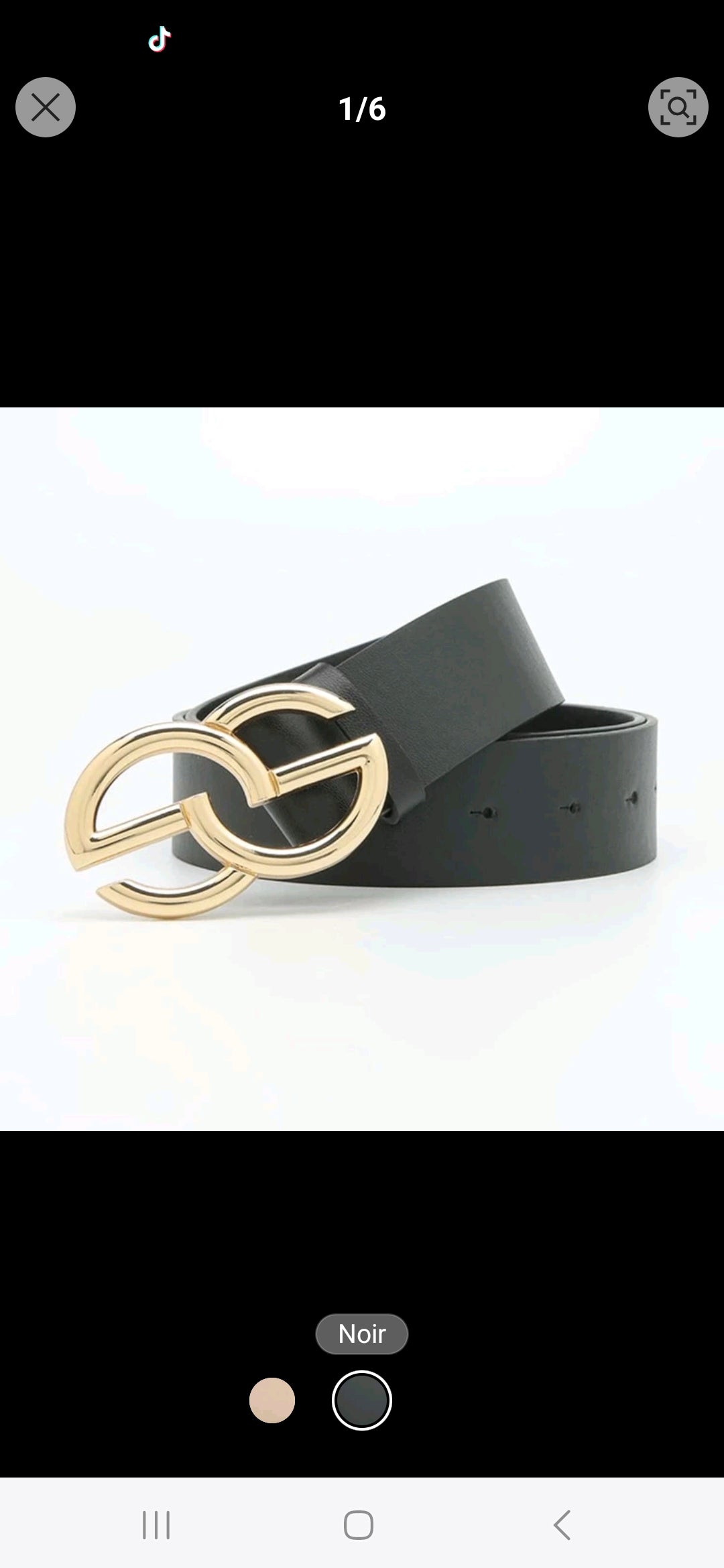 Ceinture Gigi noir